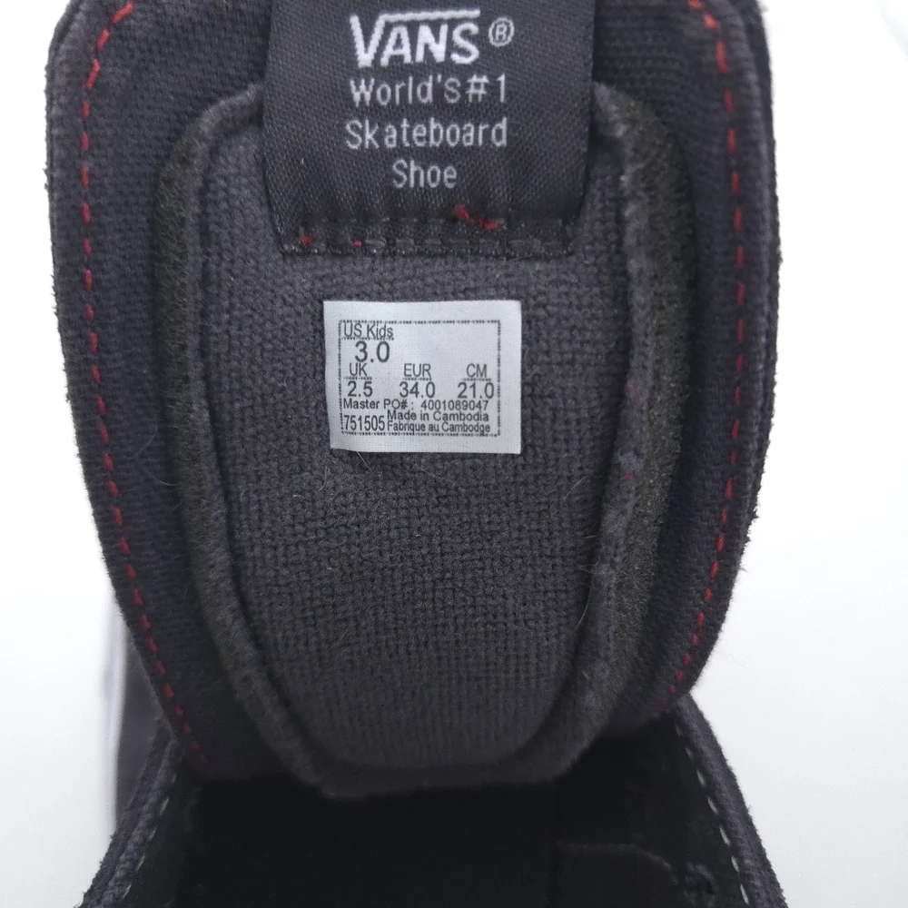 Vans Kids Sk8-Hi Sneakers size 3 - Picture 15 of 16